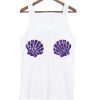 Mermaid shell bra Tank top