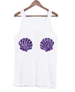 Mermaid shell bra Tank top
