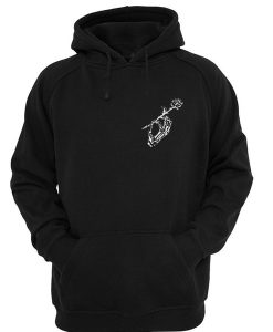 Skeleton Rose Hoodie
