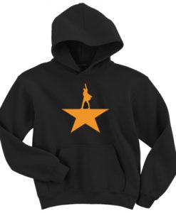 Hamilton Gold Star Logo Broadway Musical Hoodie