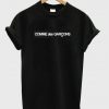 COMME des GARÇONS.Black T-shirt