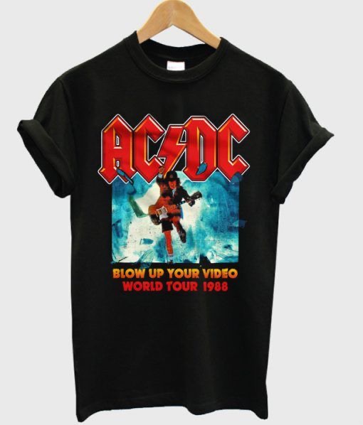 acdc 1988 tour shirt