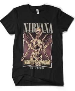 Nirvana Band New Type System In Utero T-shirt