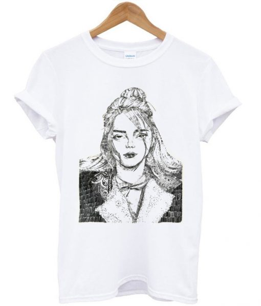 Billie Eilish Sketch T-shirt Billie Eilish Sketch T-shirt