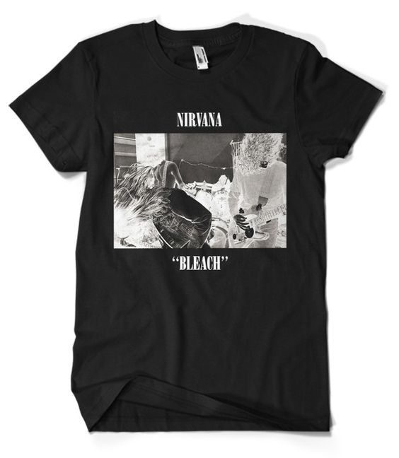 nirvana bleach t shirt urban outfitters