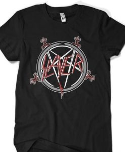 Slayer band logo Pentagram T-shirt