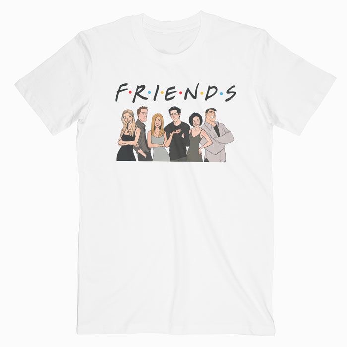 FRIENDS TV Show Cartoon T-shirt