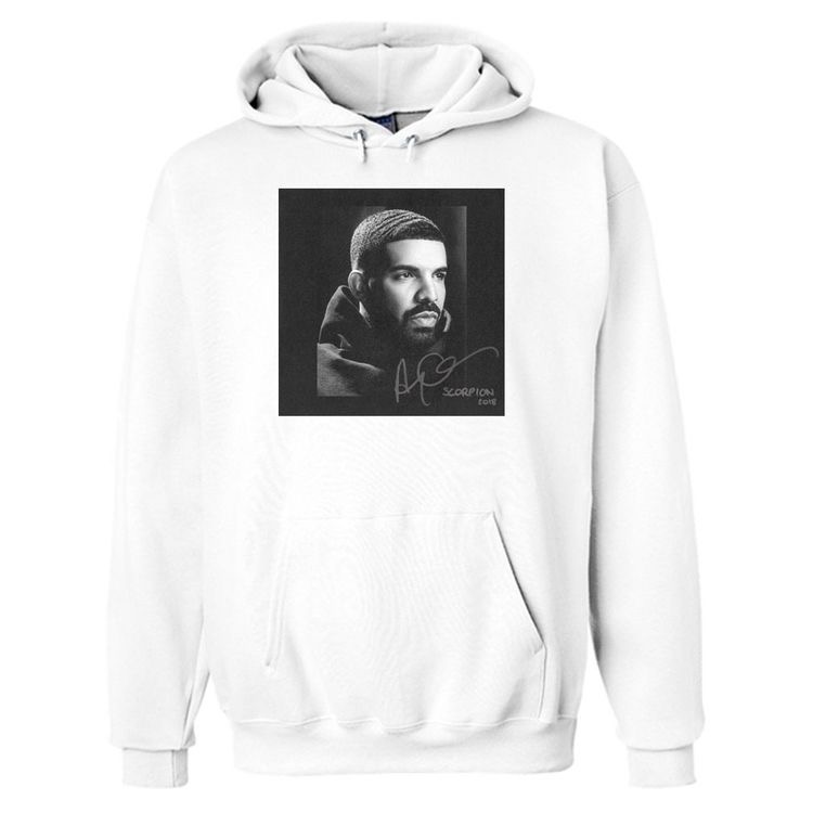 drake white hoodie