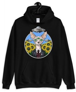 Psychedelic Sphynx Cat Hoodie