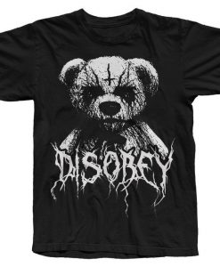 Bear Disobey Black metal T-shirt