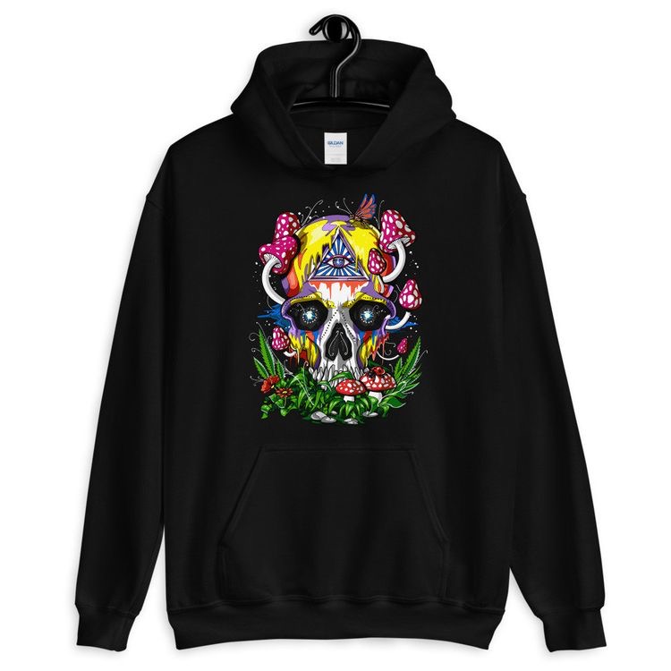 Three eyes Skull Hoodie