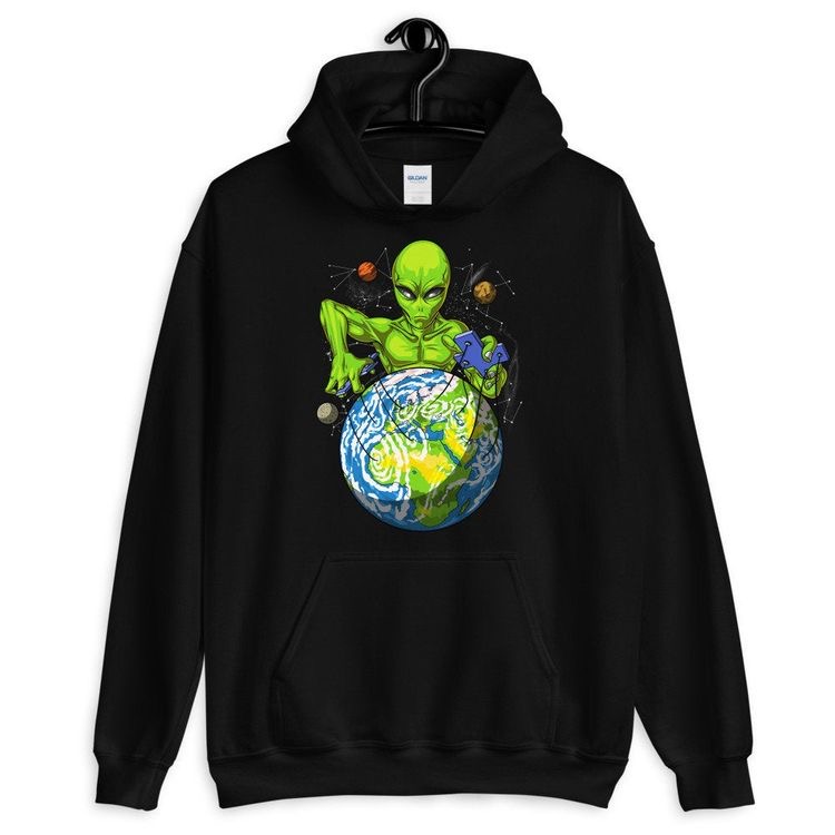 Space Alien Puppeteer Hoodie
