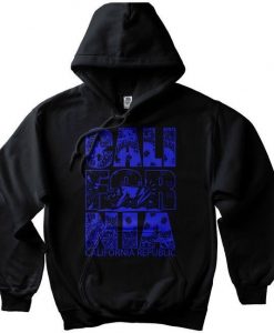 California Blue Bandana Hoodie