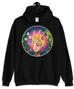 Peace hand Hoodie