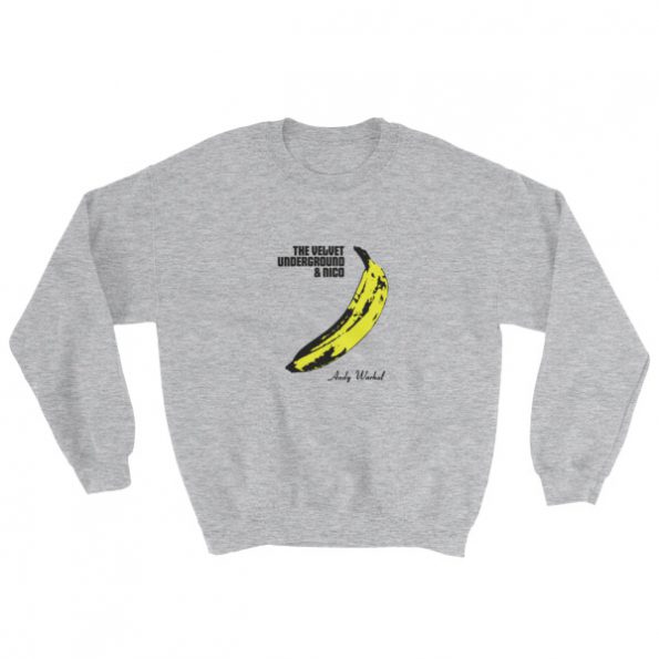 Andy Warhol Velvet Underground Sweatshirt Grey