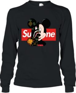 Mickey Mouse BAPE x Supreme Sweatshirt
