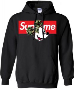 Mickey Mouse Head x Supreme Hoodie
