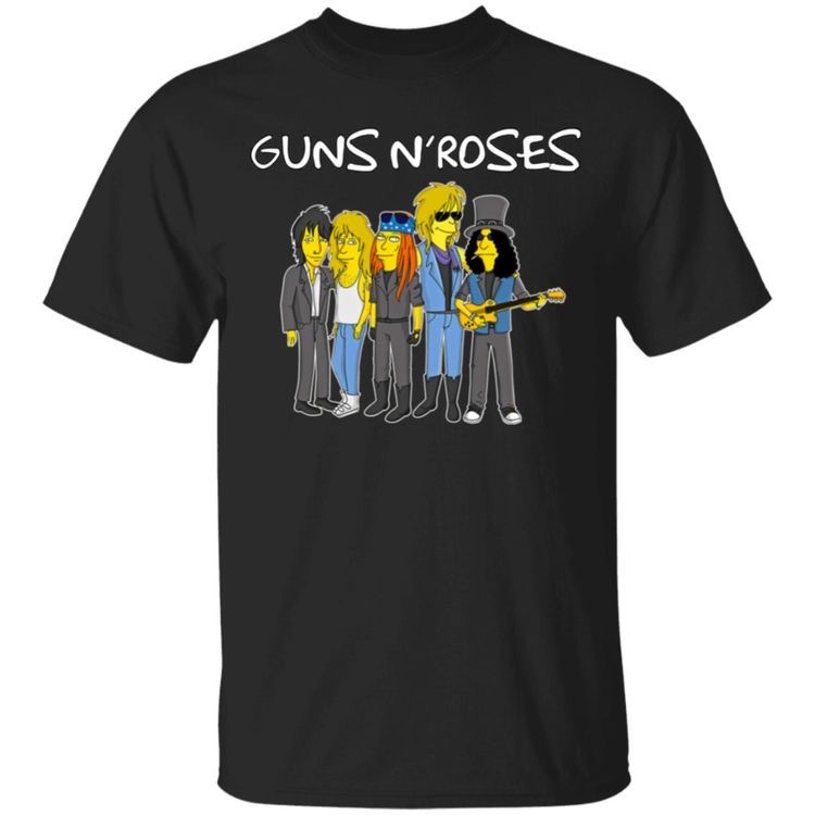Guns N' Roses Simpsons T-shirt