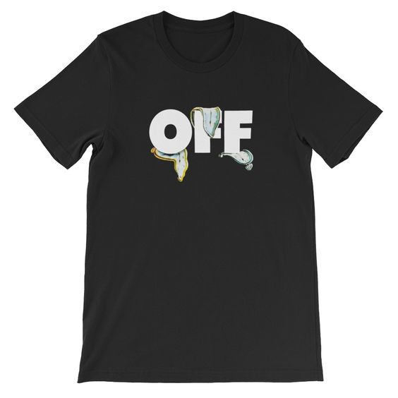 Off White Melting Clock T-Shirt Off White Melting Clock T-Shirt