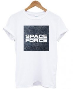 Space Force Moon Background T-shirt