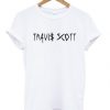 Travis Scott Name Logo T-shirt