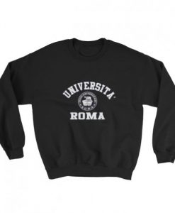 Universita Roma Sweatshirt Black