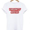 Virginity Rocks Red T-shirt