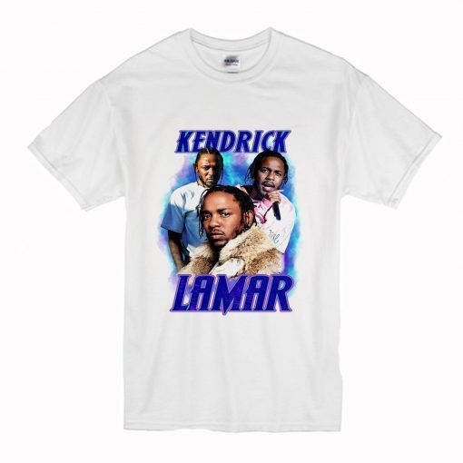 Blanc Kendrick Lamar Homage T-shirt