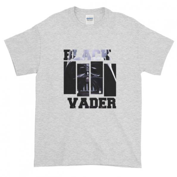 Darth Vader Black Flag Graphic T-Shirt Grey