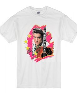 Elvis Presley The King Vintage With Guitar T-shirt