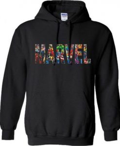 Marvel Comics Strip Logo Hoodie