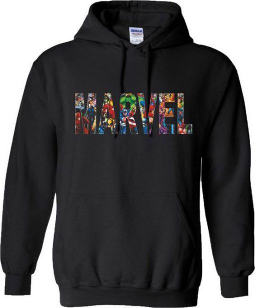 Marvel Comics Strip Logo Hoodie