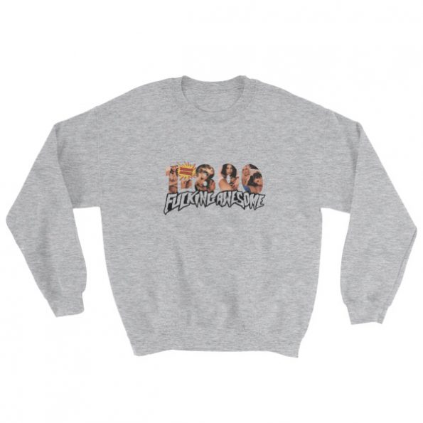 1 800 Fucking Awesome Sweatshirt Grey