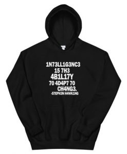 Intelligence Classic Stephen Hawkins Unisex Hoodie