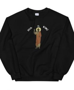Kanye West Jesus Is King Unisex Sweatshirt Black