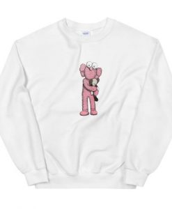 Kaws x Sesame Street Pink Bff Companion Unisex Sweatshirt