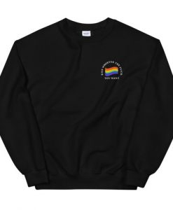 Kiss Whoever The Fuck You Want Flag Unisex Sweatshirt