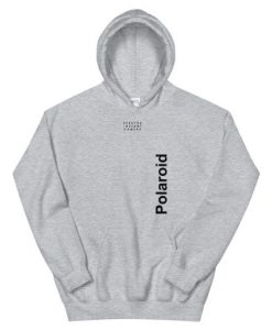 Polaroid Spectra Instan Camera Unisex Hoodie Grey