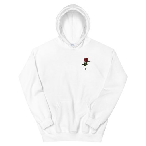 Small Red Rose Unisex Hoodie