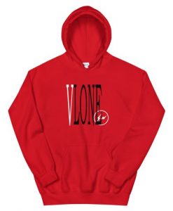 Vlone Purpose Unisex Hoodie Red Front