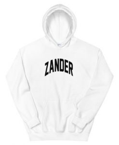 Zander Unisex Hoodie White