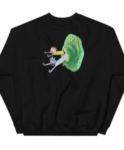 Rick and Morty Out Slime Unisex Sweatshirt Back