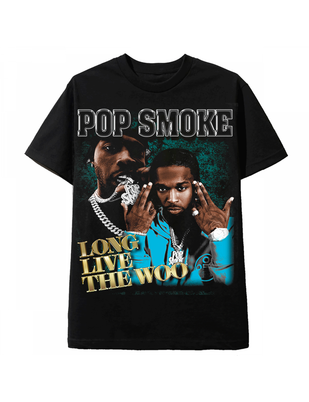 pop smoke white shirt