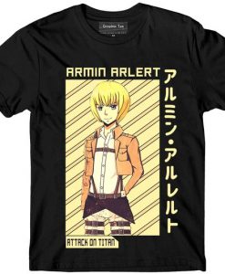 Armin Arlert Attack on Titan Anime T-shirt