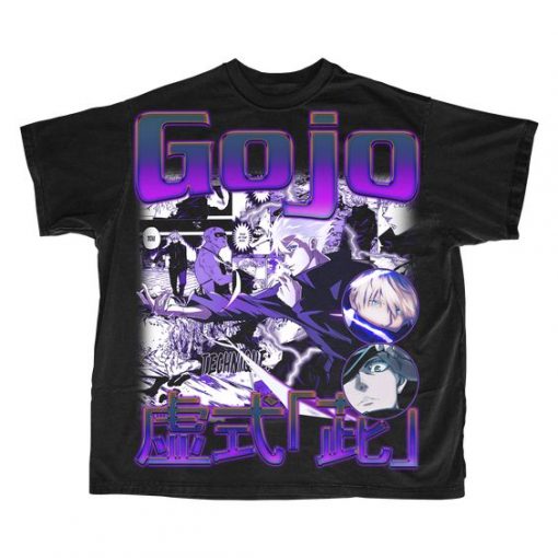 Gojo Satoru Jujutsu Kaisen Homage T Shirt