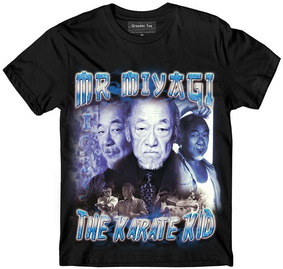 Mr Miyagi The Karate Kid Vintage Tshirt