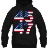 Trump 45 47 2024 President Hoodie