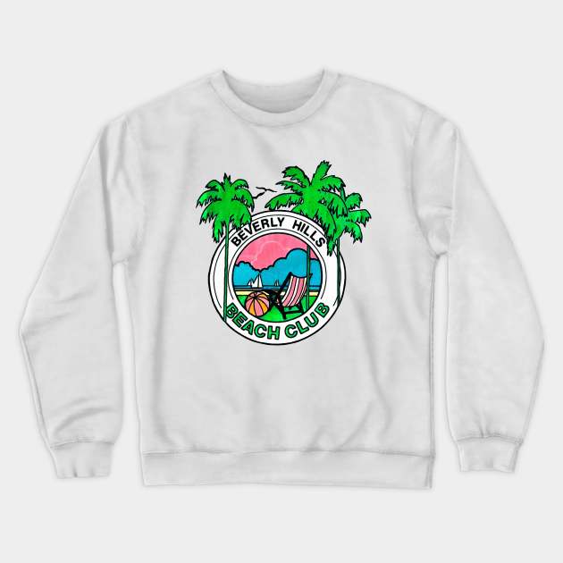 Beverly Hills Beach Club Retro Summer Design Sweatshirt Beverly Hills Beach Club Retro Summer Design Sweatshirt