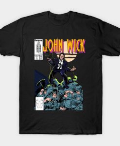 John Wick Comic Book Cover T-Shirt