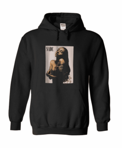 Vtg Sade Singer Black Smooth Unisex Hoodie